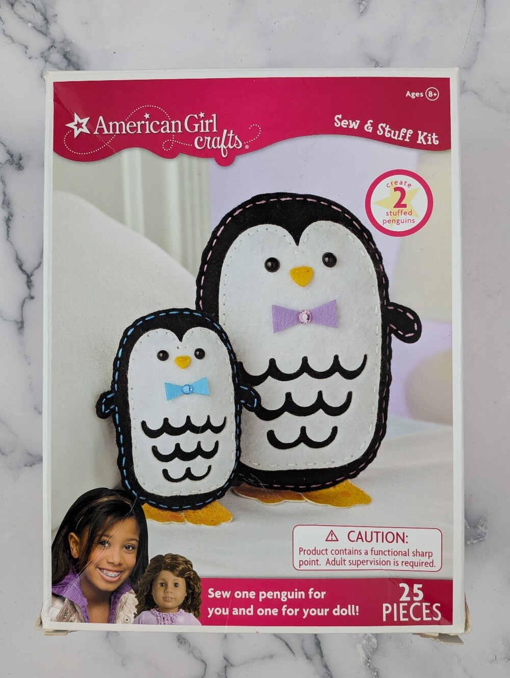 American Girl Crafts Penguin Sew & Stuff Kit Doll Arts & Craft